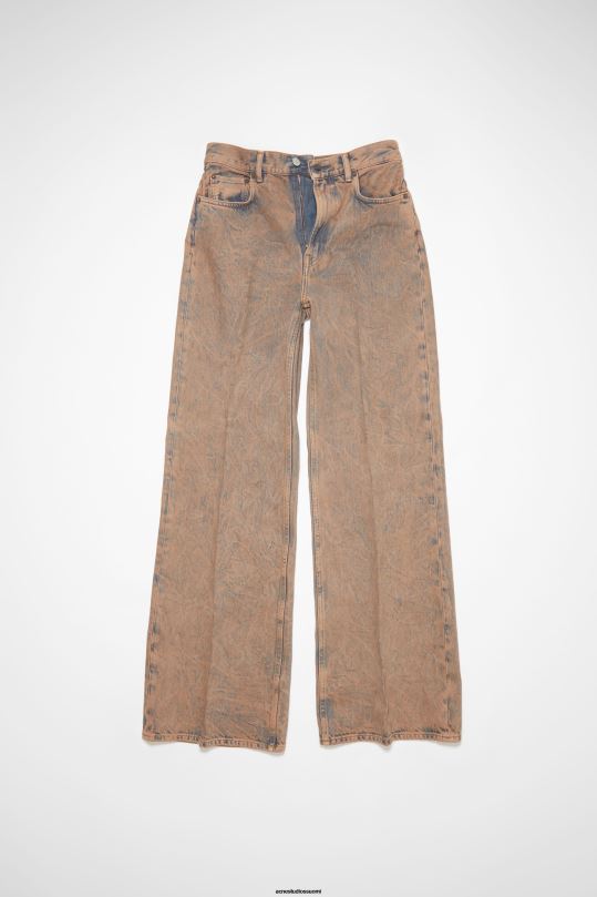 Acne Studios vaatteet vaaleanpunainen/harmaa 0VF2B239 rennon mallin farkut - 2022f