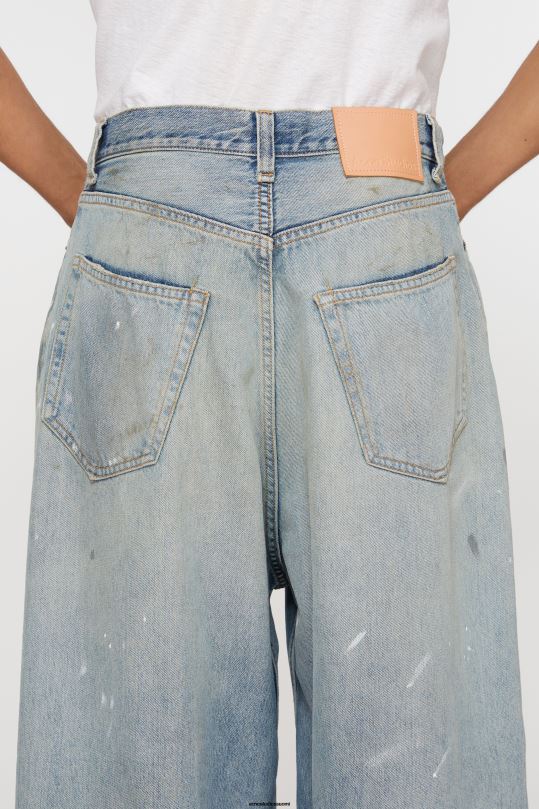 Acne Studios vaatteet vaaleansininen 0VF2B1105 super baggy fit farkut - 2023m