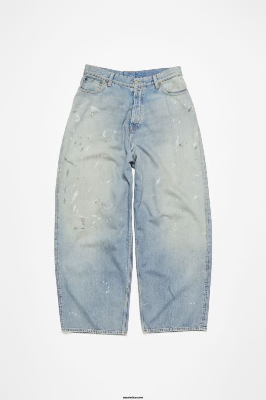 Acne Studios vaatteet vaaleansininen 0VF2B1105 super baggy fit farkut - 2023m