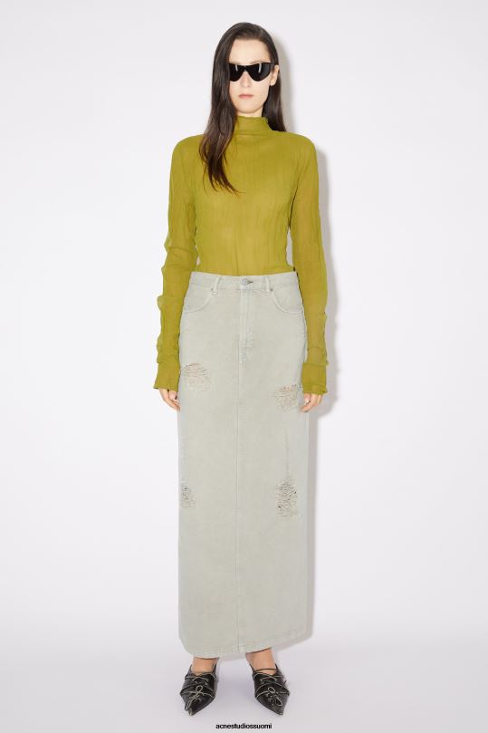 Acne Studios vaatteet beige/harmaa 0VF2B354 ahdistunut denimhame