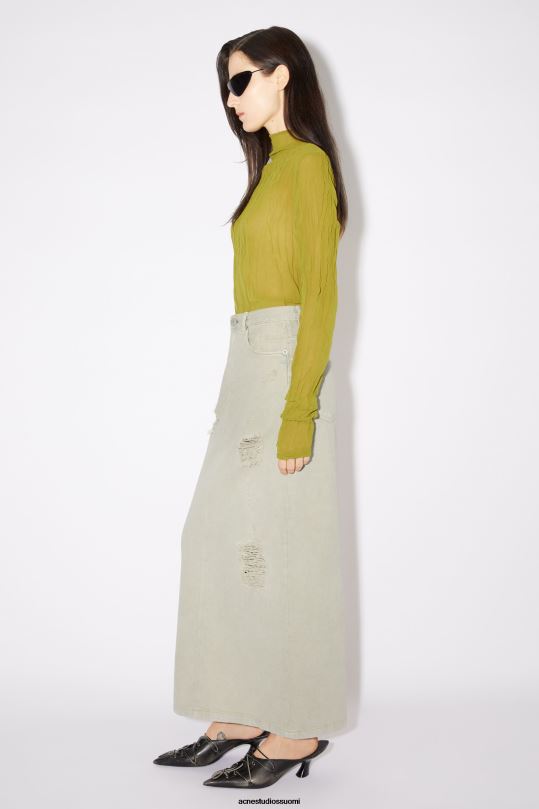 Acne Studios vaatteet beige/harmaa 0VF2B354 ahdistunut denimhame
