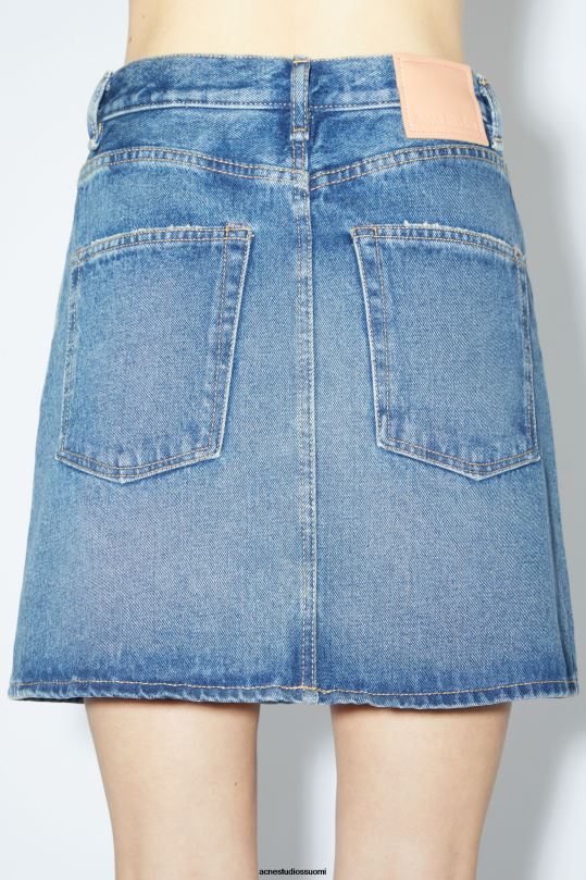 Acne Studios vaatteet keski sininen 0VF2B410 denim minihame