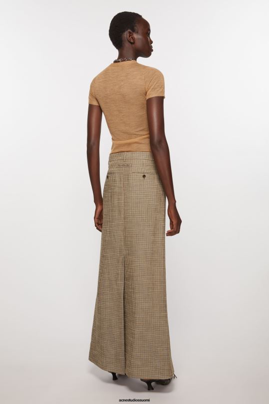 Acne Studios vaatteet moni ruskea 0VF2B263 räätälöity hame