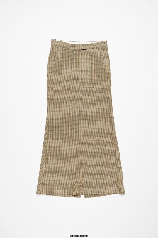 Acne Studios vaatteet moni ruskea 0VF2B263 räätälöity hame