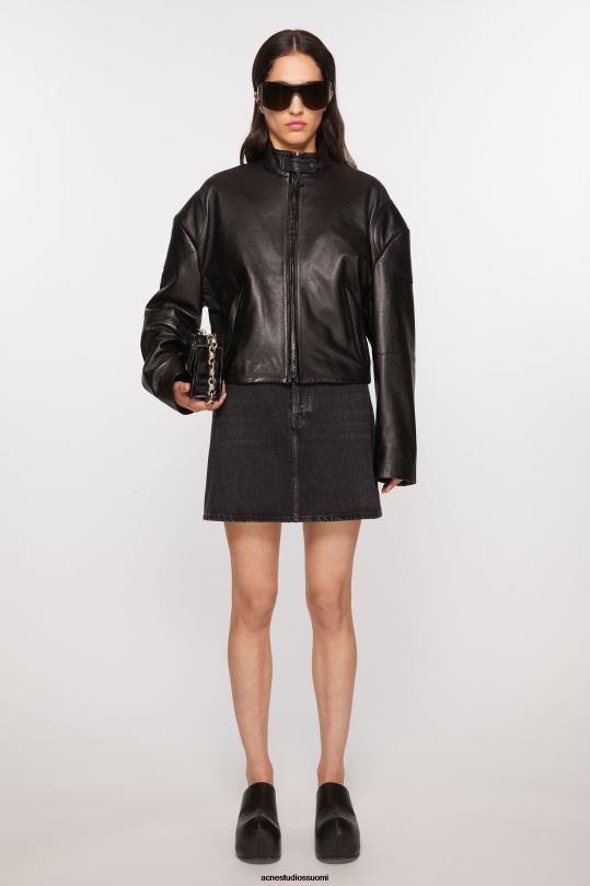 Acne Studios vaatteet musta 0VF2B253 farkkuhame
