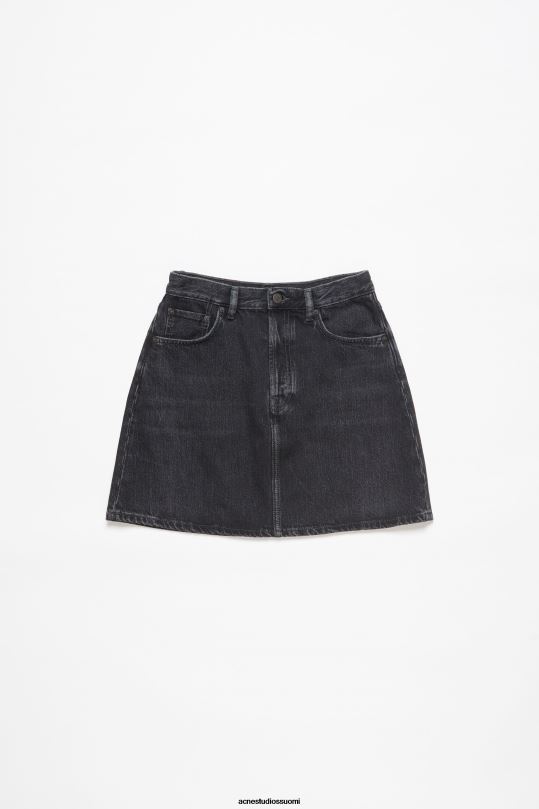 Acne Studios vaatteet musta 0VF2B253 farkkuhame