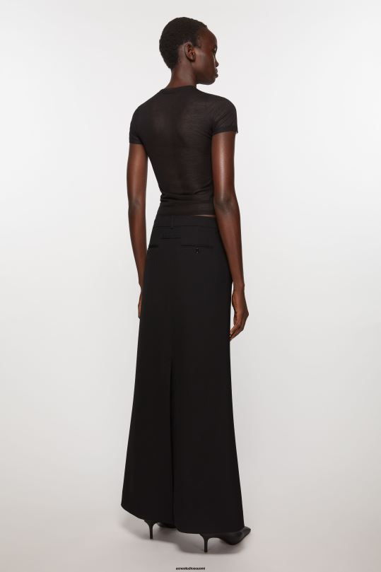 Acne Studios vaatteet musta 0VF2B265 räätälöity hame