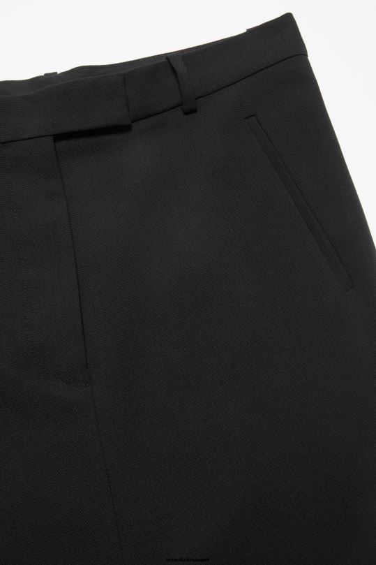 Acne Studios vaatteet musta 0VF2B265 räätälöity hame
