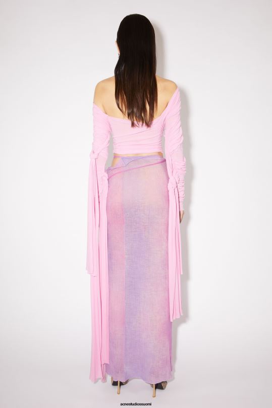Acne Studios vaatteet orkidea violetti 0VF2B350 käärehame kiitoradaesitys