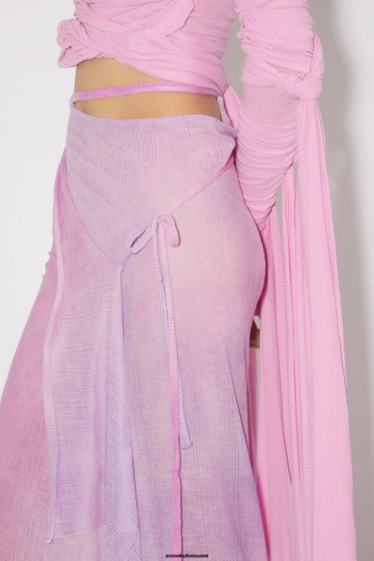 Acne Studios vaatteet orkidea violetti 0VF2B350 käärehame kiitoradaesitys