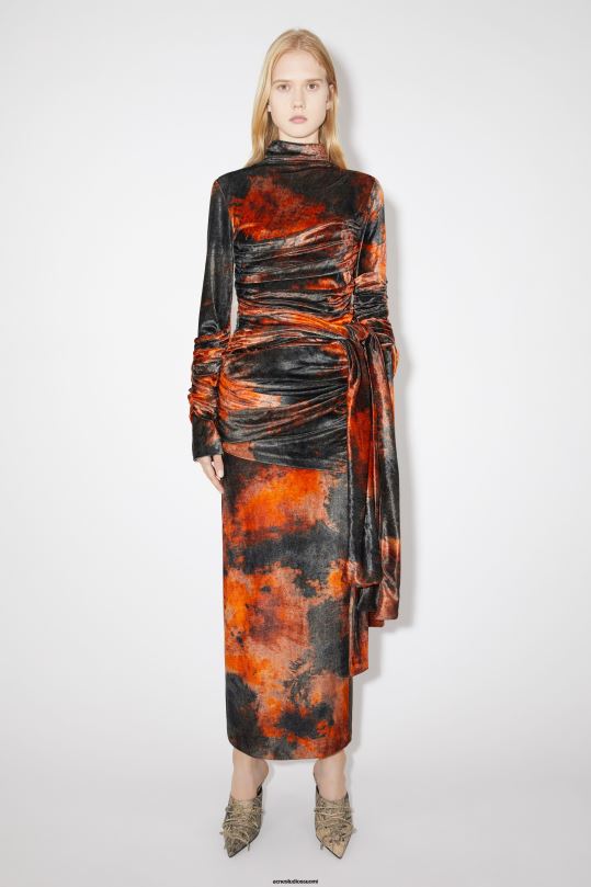 Acne Studios vaatteet ruoste oranssi 0VF2B348 käärehame kiitoradaesitys