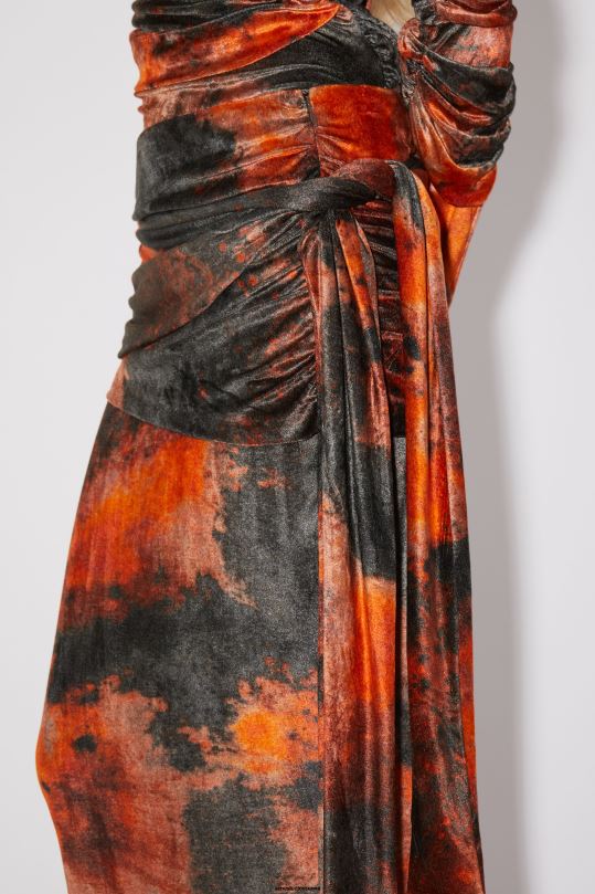 Acne Studios vaatteet ruoste oranssi 0VF2B348 käärehame kiitoradaesitys
