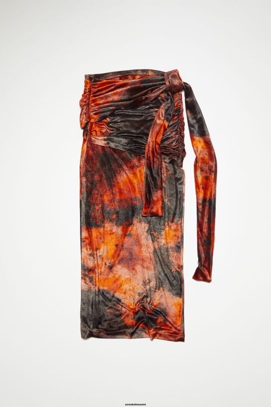 Acne Studios vaatteet ruoste oranssi 0VF2B348 käärehame kiitoradaesitys