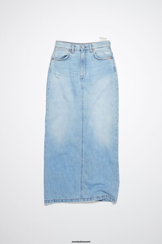 Acne Studios vaatteet vaaleansininen 0VF2B353 keskipitkä denim hame