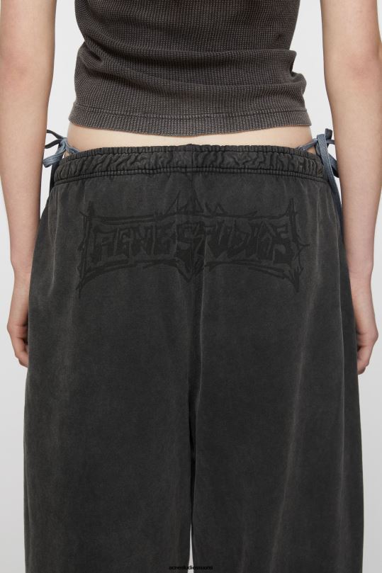 Acne Studios vaatteet haalistunut musta 0VF2B297 verkkarit