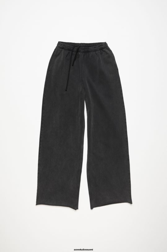 Acne Studios vaatteet haalistunut musta 0VF2B297 verkkarit
