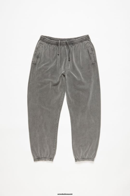 Acne Studios vaatteet haalistunut musta 0VF2B301 puuvillaiset verkkarit