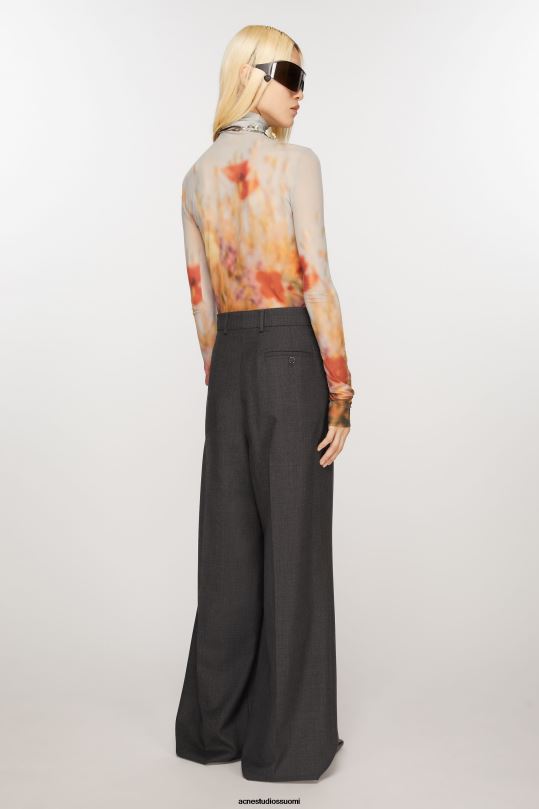 Acne Studios vaatteet harmaa 0VF2B296 räätälöidyt wrap-housut