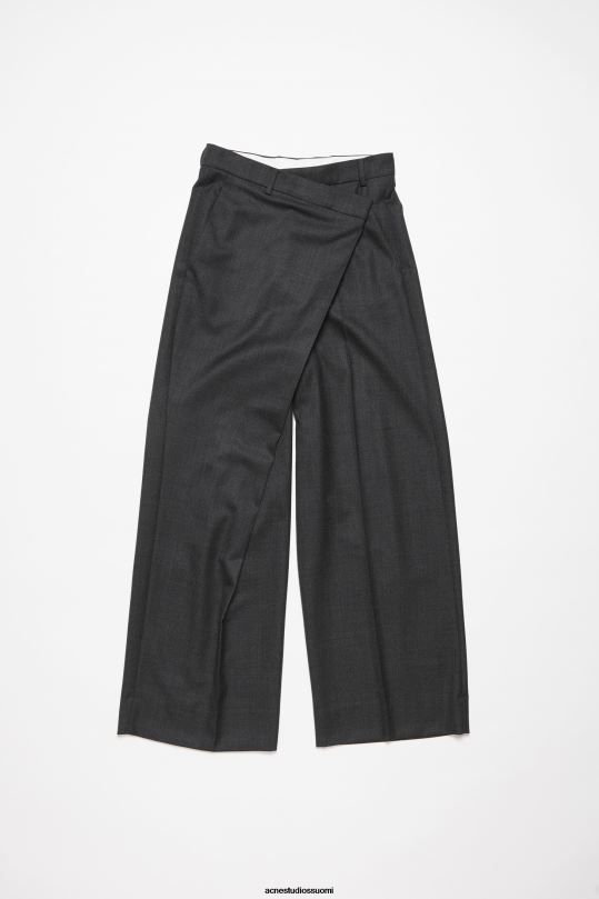 Acne Studios vaatteet harmaa 0VF2B296 räätälöidyt wrap-housut