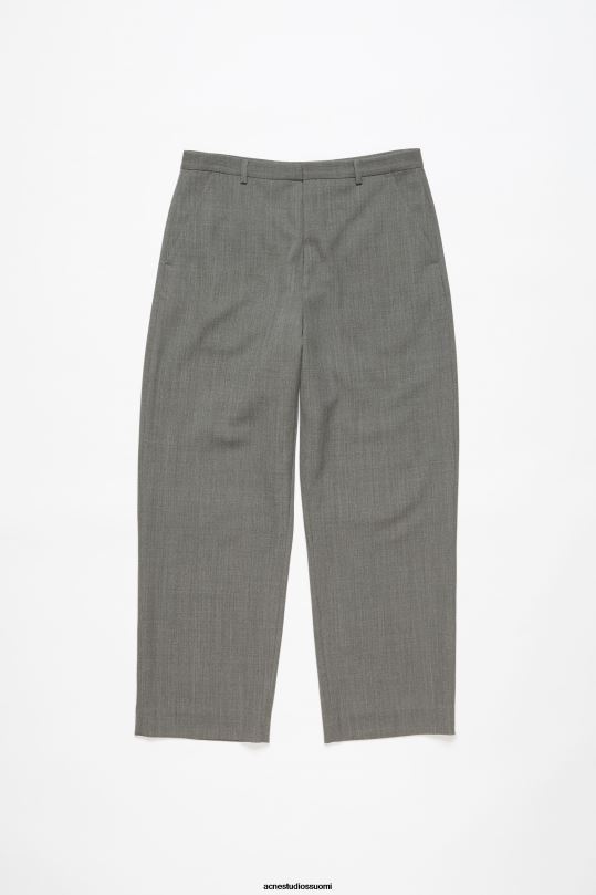 Acne Studios vaatteet harmaa melansi 0VF2B1049 villasekoitehousut