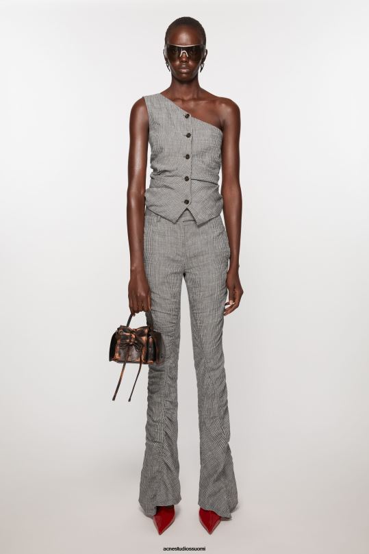 Acne Studios vaatteet harmaa melansi 0VF2B300 nestemäiset housut