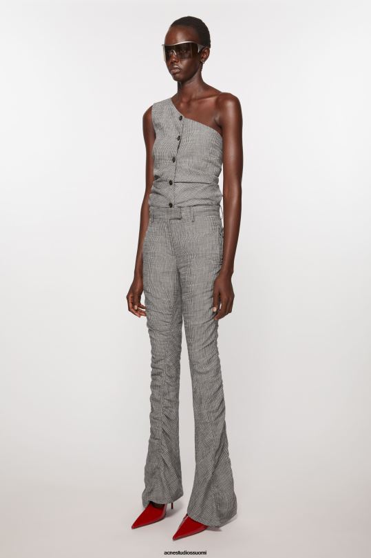 Acne Studios vaatteet harmaa melansi 0VF2B300 nestemäiset housut
