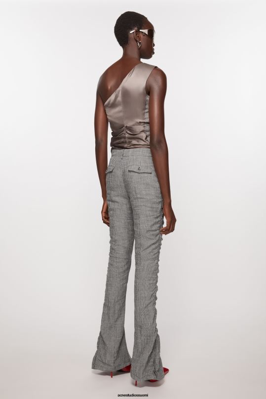 Acne Studios vaatteet harmaa melansi 0VF2B300 nestemäiset housut