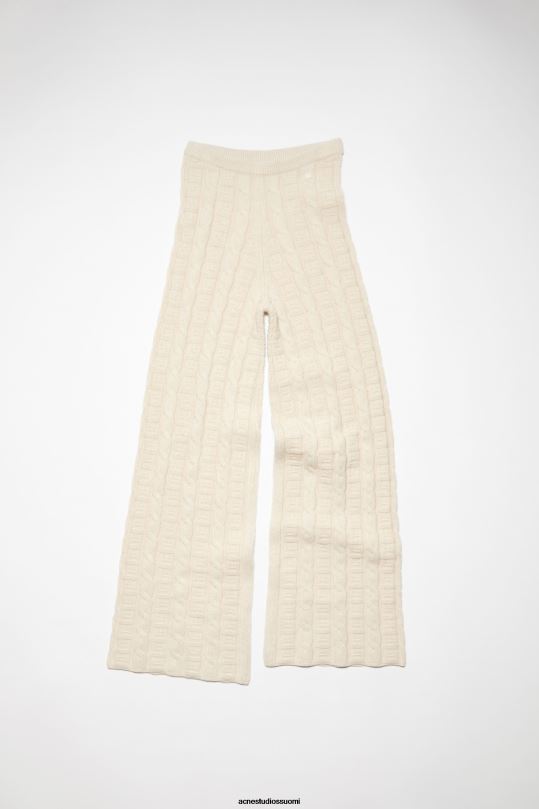 Acne Studios vaatteet kaurapuuro melange 0VF2B319 kaapelivillahousut unisex