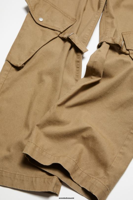 Acne Studios vaatteet kylmä beige 0VF2B307 cargo-housut