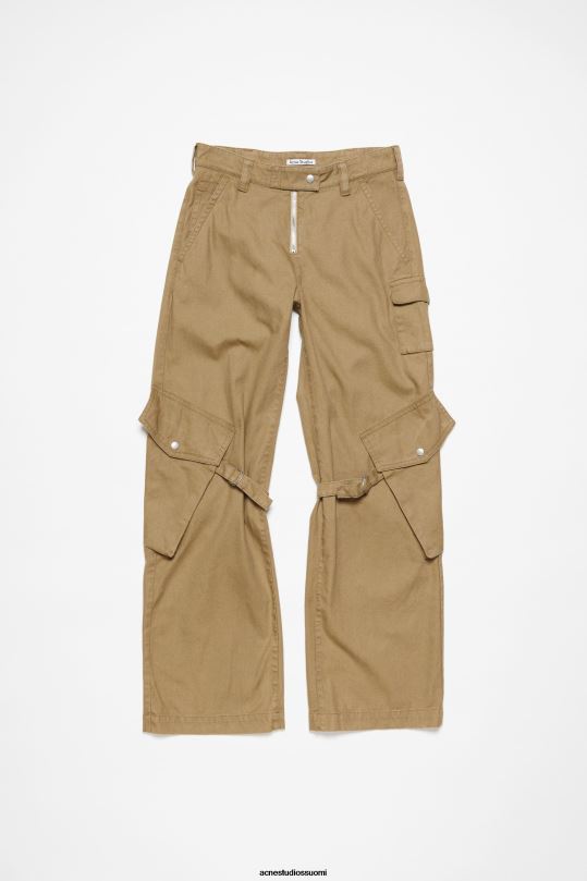 Acne Studios vaatteet kylmä beige 0VF2B307 cargo-housut