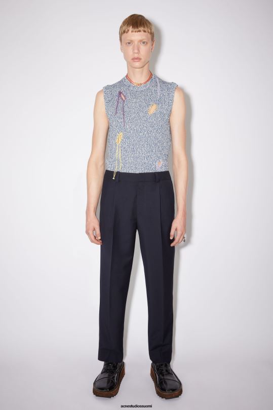 Acne Studios vaatteet laivasto 0VF2B1194 räätälöidyt housut