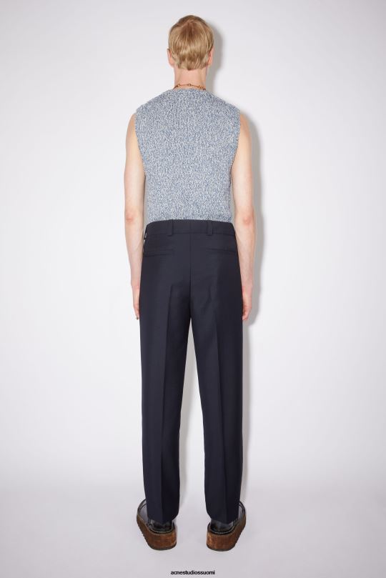 Acne Studios vaatteet laivasto 0VF2B1194 räätälöidyt housut