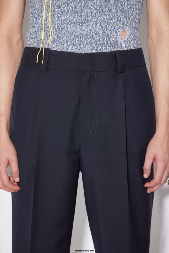 Acne Studios vaatteet laivasto 0VF2B1194 räätälöidyt housut