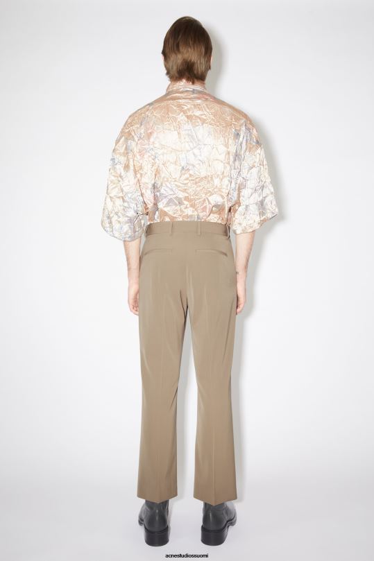 Acne Studios vaatteet mudan harmaa 0VF2B1063 räätälöidyt housut