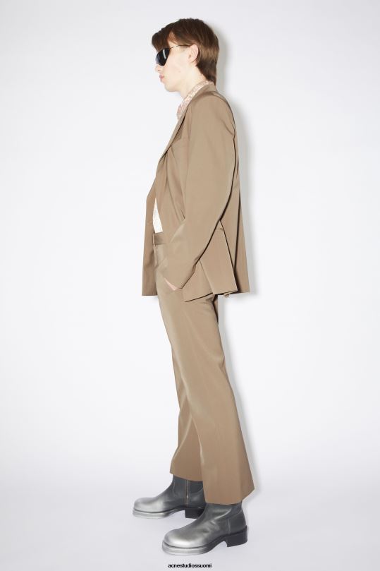 Acne Studios vaatteet mudan harmaa 0VF2B1063 räätälöidyt housut