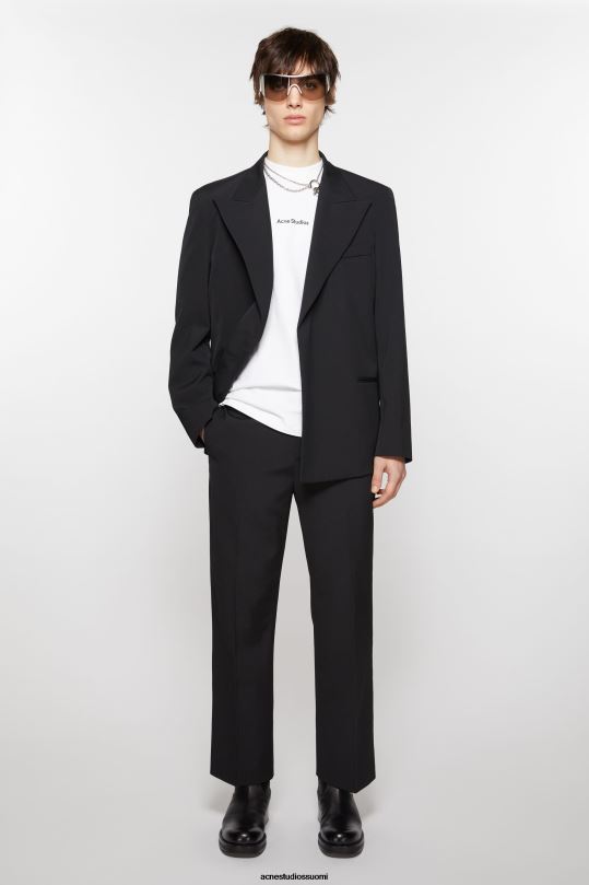 Acne Studios vaatteet musta 0VF2B1034 räätälöidyt housut