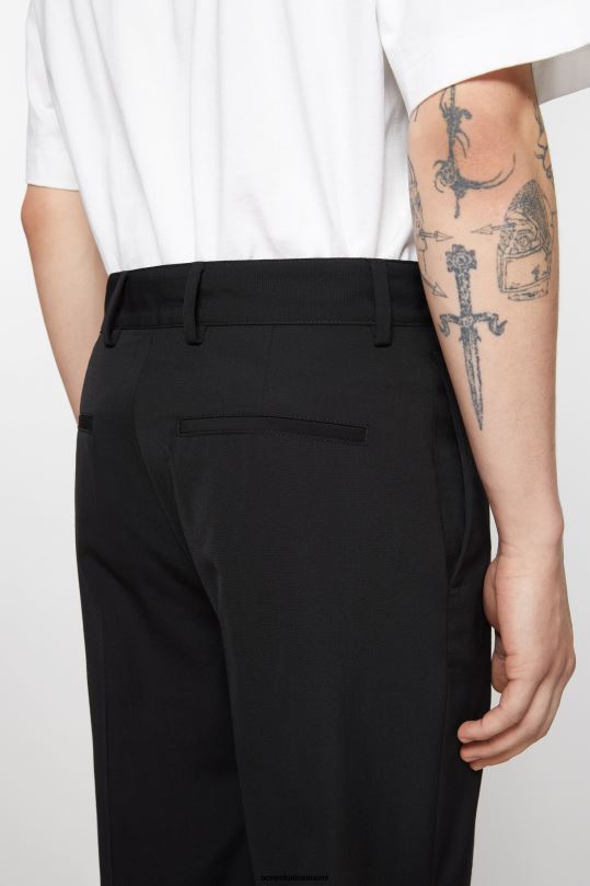 Acne Studios vaatteet musta 0VF2B1034 räätälöidyt housut