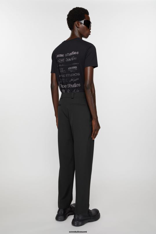 Acne Studios vaatteet musta 0VF2B1038 räätälöidyt housut