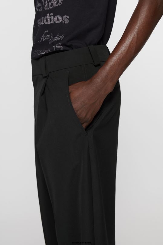 Acne Studios vaatteet musta 0VF2B1038 räätälöidyt housut