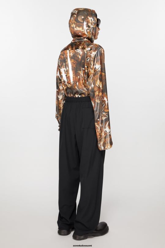 Acne Studios vaatteet musta 0VF2B1040 räätälöidyt housut
