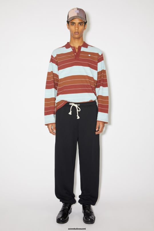 Acne Studios vaatteet musta 0VF2B1057 puuvillaiset verkkarit unisex