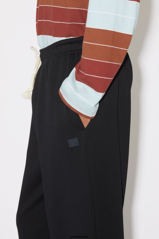 Acne Studios vaatteet musta 0VF2B1057 puuvillaiset verkkarit unisex