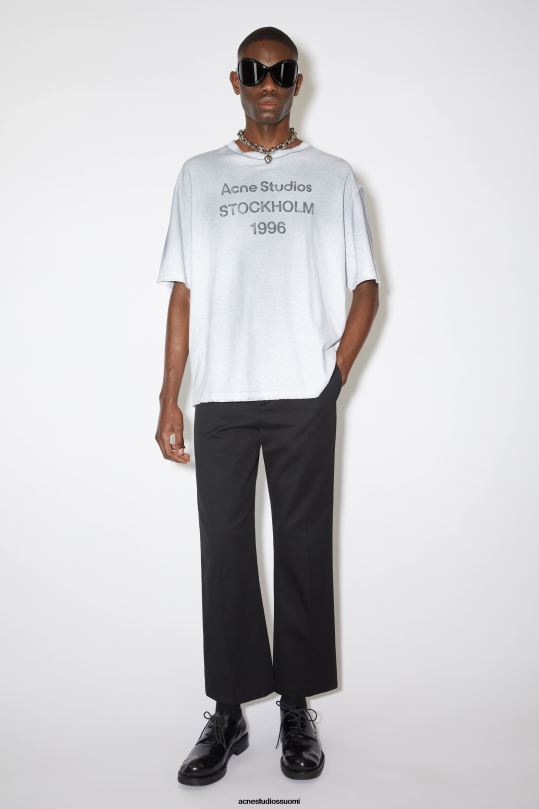 Acne Studios vaatteet musta 0VF2B1061 twill-housut