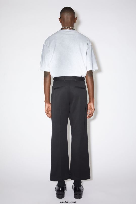 Acne Studios vaatteet musta 0VF2B1061 twill-housut