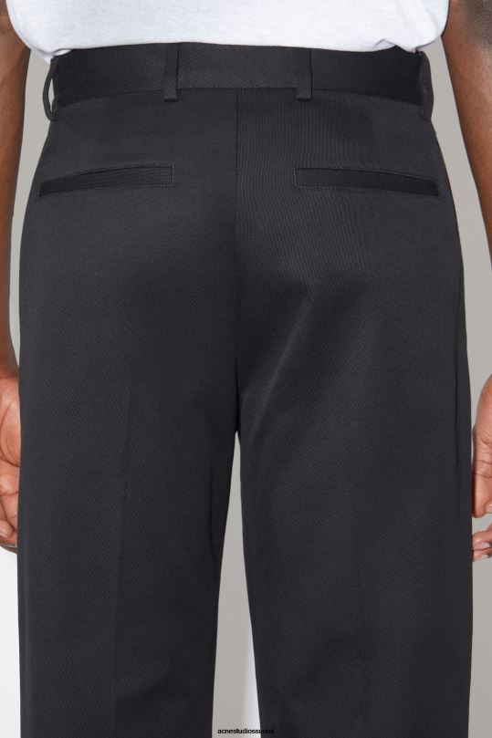 Acne Studios vaatteet musta 0VF2B1061 twill-housut