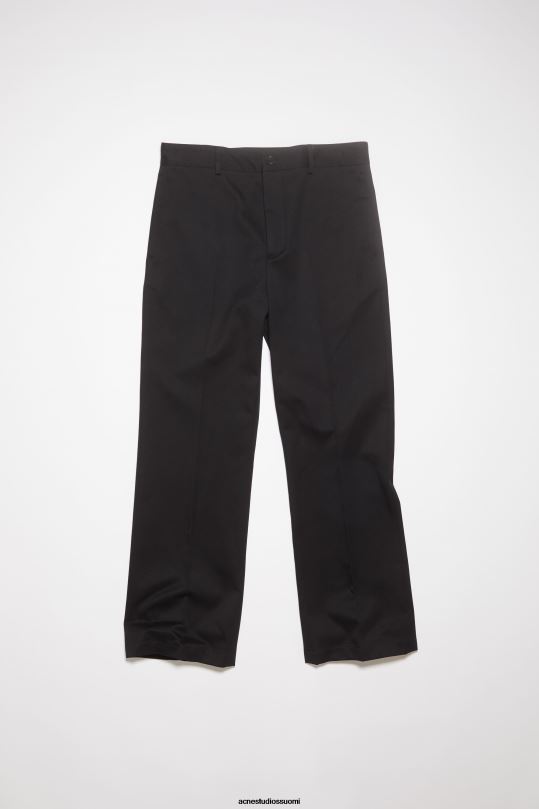 Acne Studios vaatteet musta 0VF2B1061 twill-housut