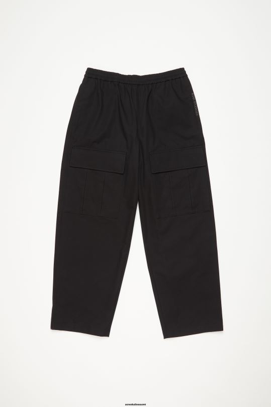 Acne Studios vaatteet musta 0VF2B1096 cargo-housut