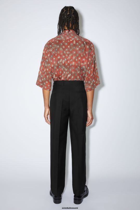 Acne Studios vaatteet musta 0VF2B1167 villasekoitteiset housut