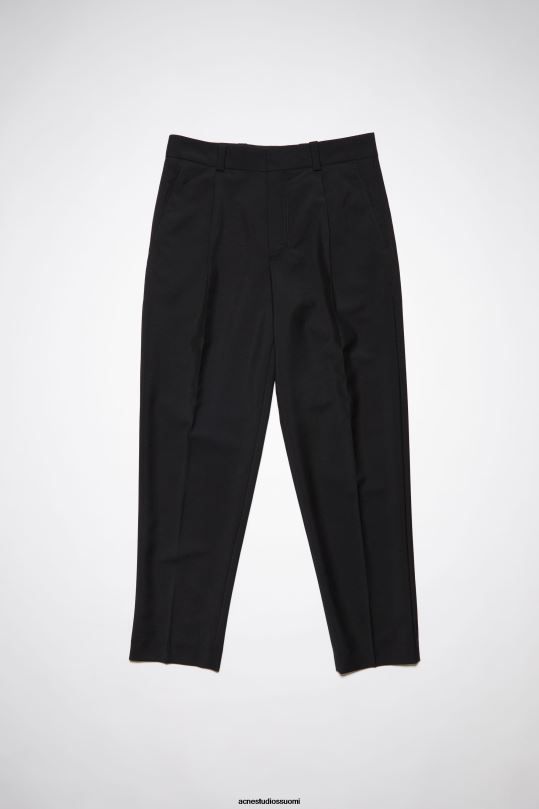 Acne Studios vaatteet musta 0VF2B1167 villasekoitteiset housut