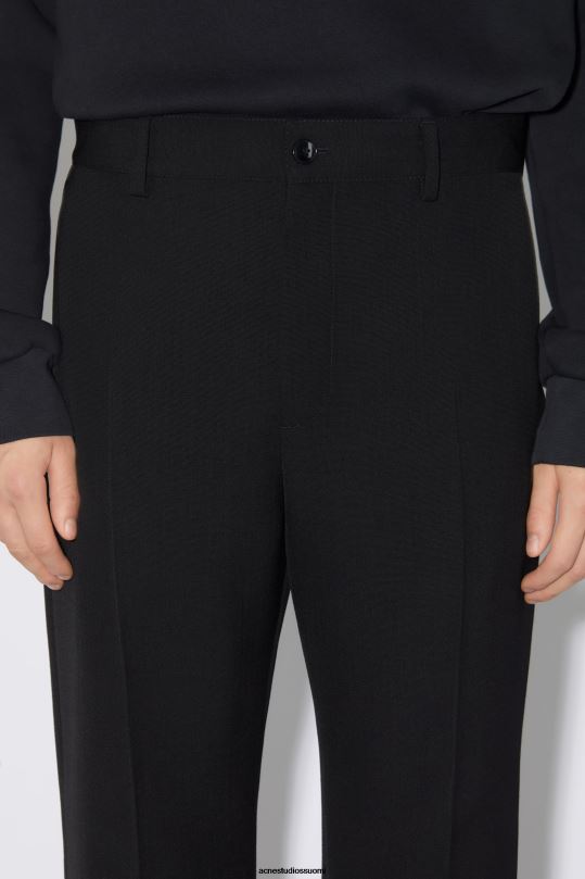 Acne Studios vaatteet musta 0VF2B1169 räätälöidyt housut